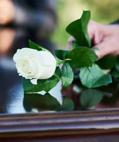 Mourning flowers around the world