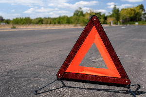roadway hazard sign