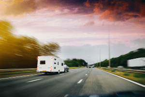 RV on the road