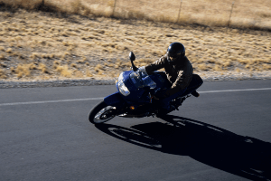motorcycle on roadway