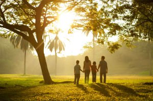 family holding hands