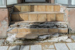 broken steps