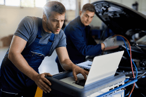 checking vehicle diagnostics