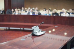 courtroom witness stand