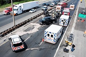 crash scene