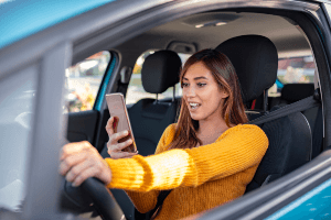 driver texting