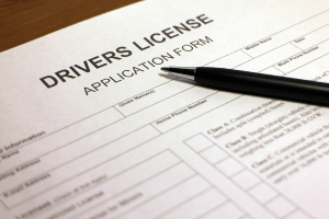 drivers license application form
