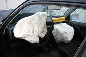 exploded airbags