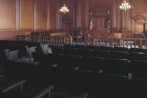 empty courtroom