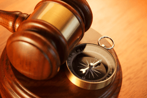 gavel and compass
