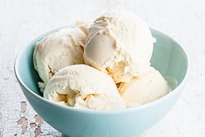 bowl of ice cream