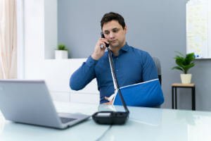 man on the phone
