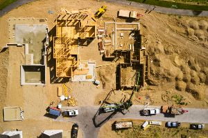 construction site for house