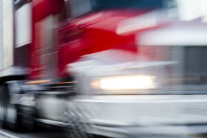 passing truck