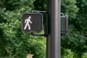 pedestrian crossing sign