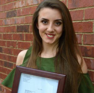 scholarship winner katerina orgunov