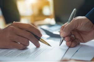 signing documents