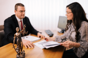 talking to a lawyer
