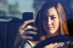driver texting