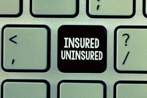 uninsured button on keyboard